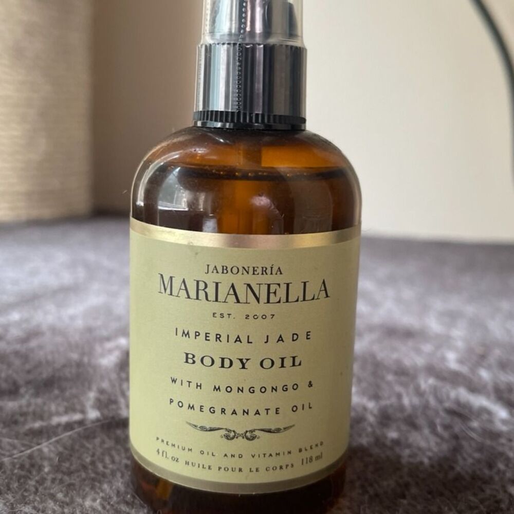 Marianella Imperial Jade Body Oil Moroccan Fig & Bergamot 4 oz